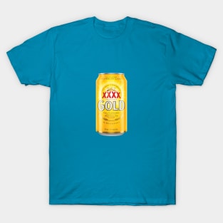 Gold Stubby Logo Beer T-Shirt